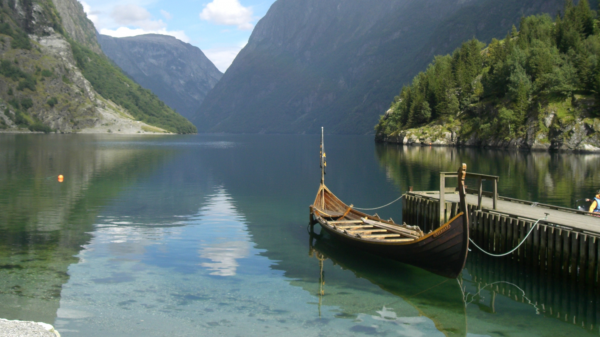 Обои Гудванген, фьорд, Njardarheimr, природа, гидроресурсы в разрешении 1920x1080