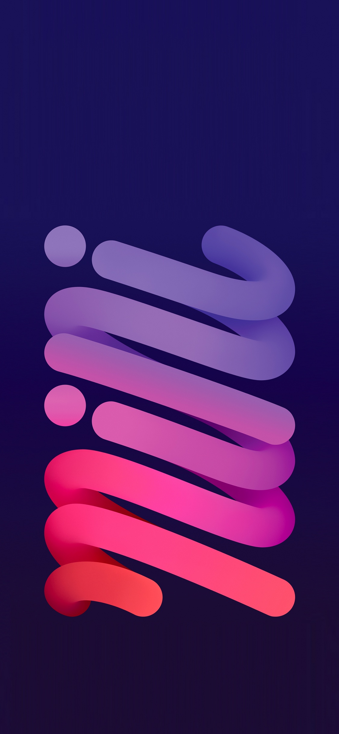 Обои iPad Mini Stock Wallpaper in 4K Resolution (Purple) – Light (for iPhone) в разрешении 1125x2436