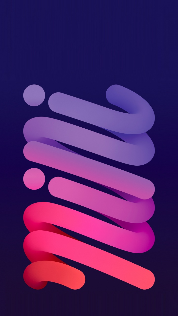 Обои iPad Mini Stock Wallpaper in 4K Resolution (Purple) – Light (for iPhone) в разрешении 720x1280