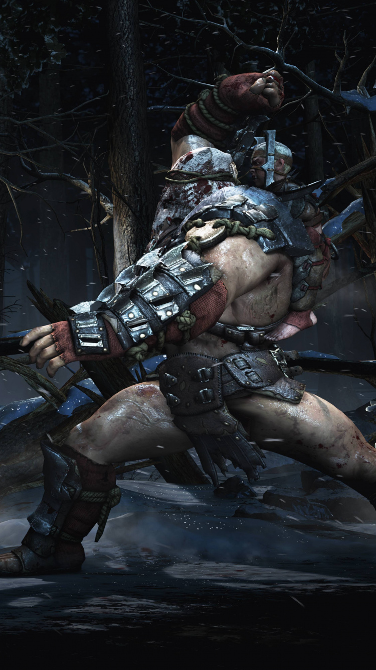 Обои mortal kombat x, компьютерная игра, темнота, игры, приключенческая игра в разрешении 750x1334