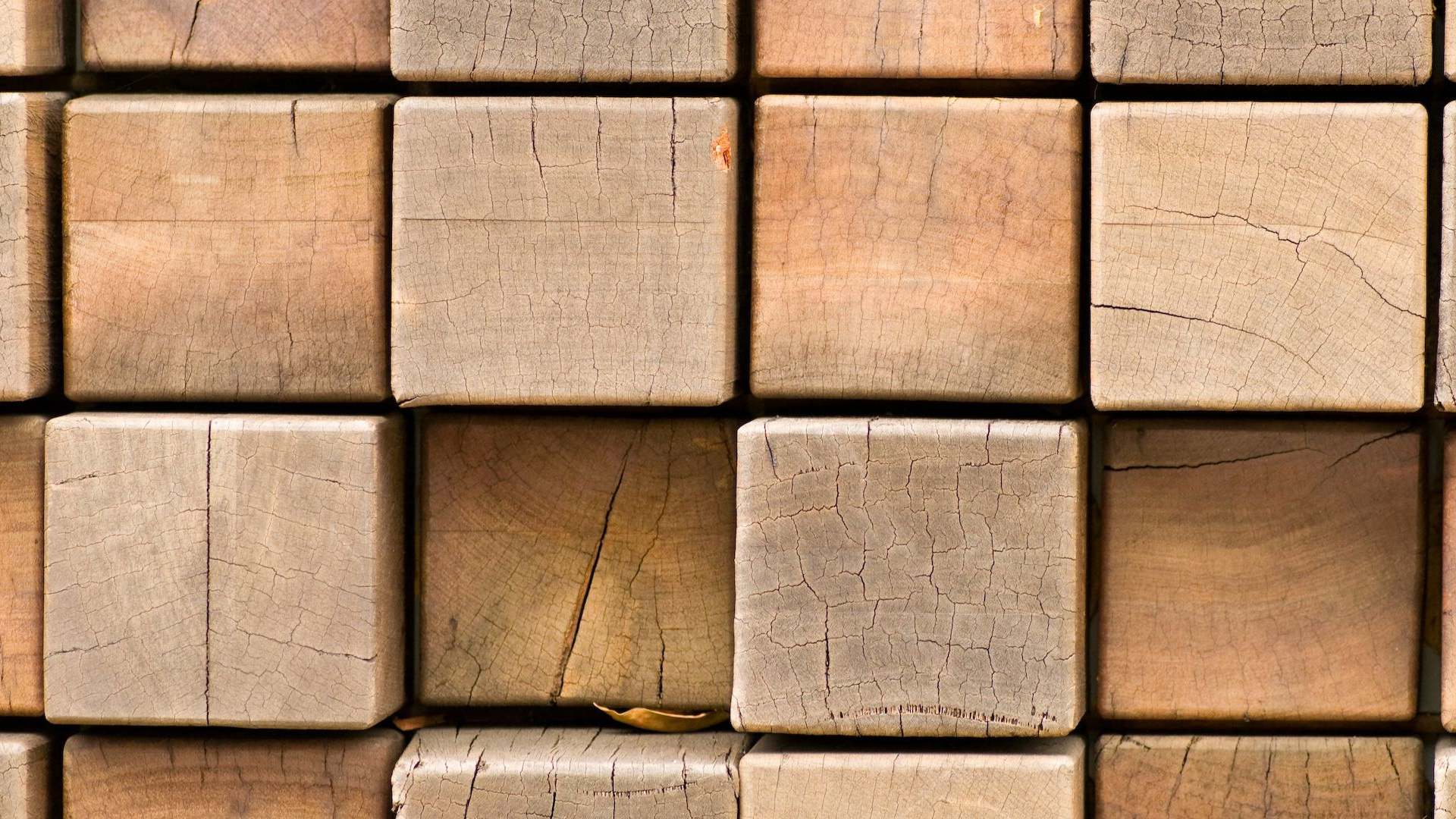 Обои древесина, коричневый цвет, прямоугольник, кирпич, кирпичная кладка в разрешении 1920x1080