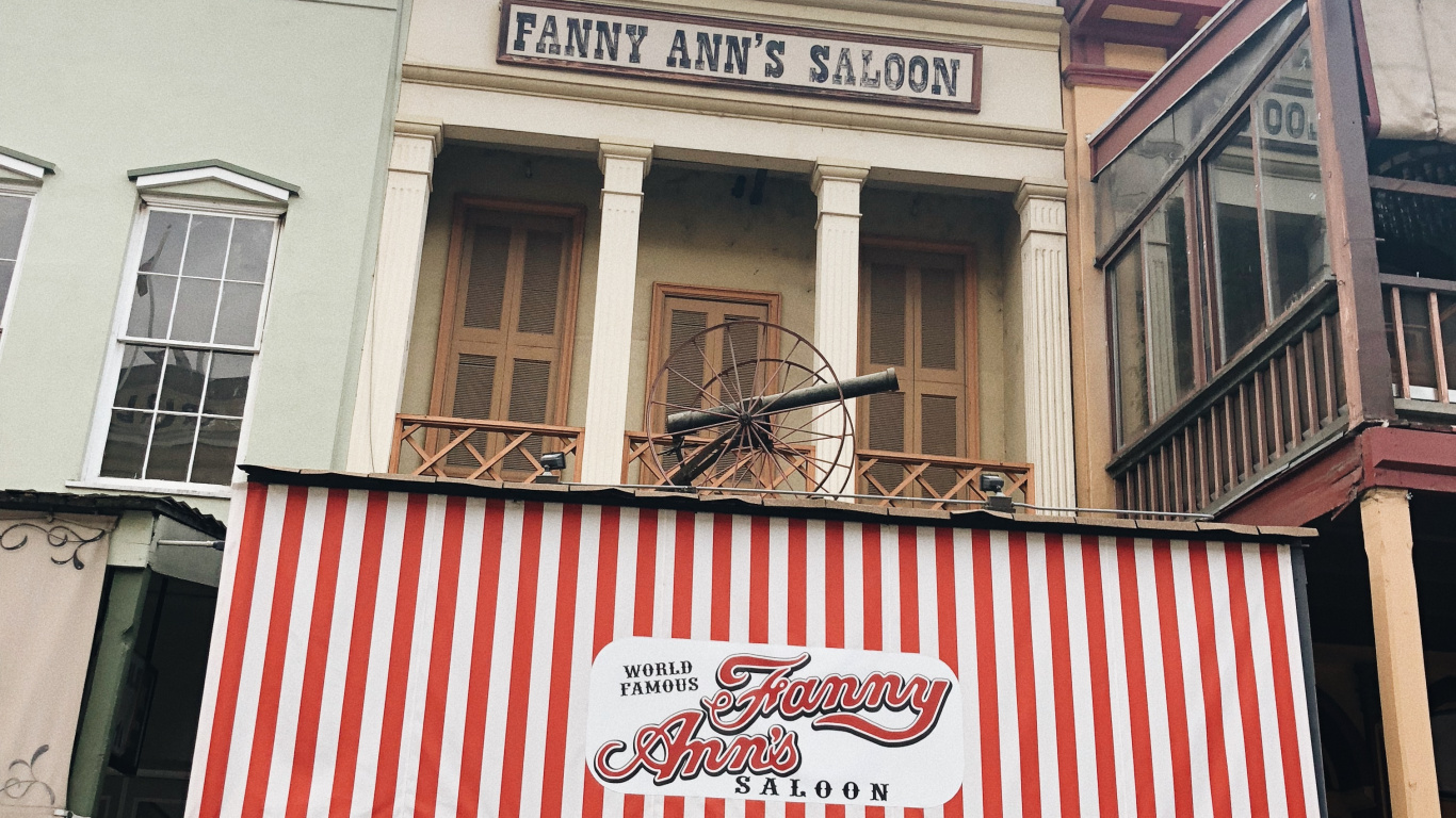 Обои ориентир, недвижимость, фасад, тент, железо в разрешении 1366x768