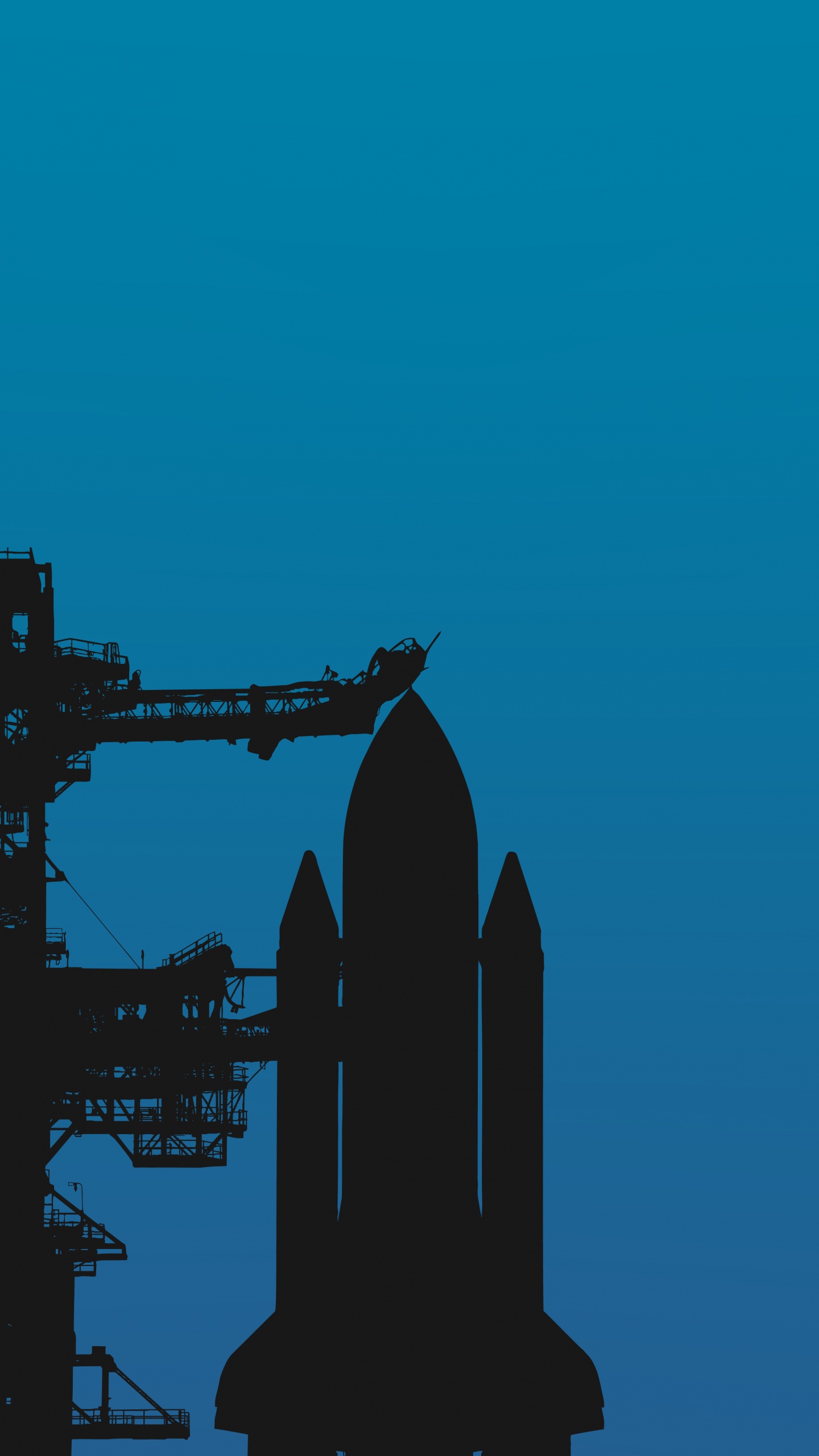 Обои космос, космический полет, space shuttle, НАСА, машина в разрешении 1440x2560