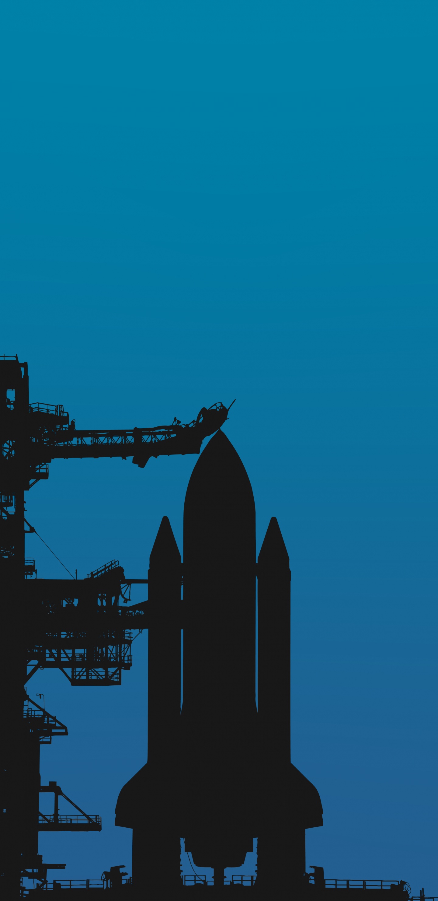 Обои космос, космический полет, space shuttle, НАСА, машина в разрешении 1440x2960