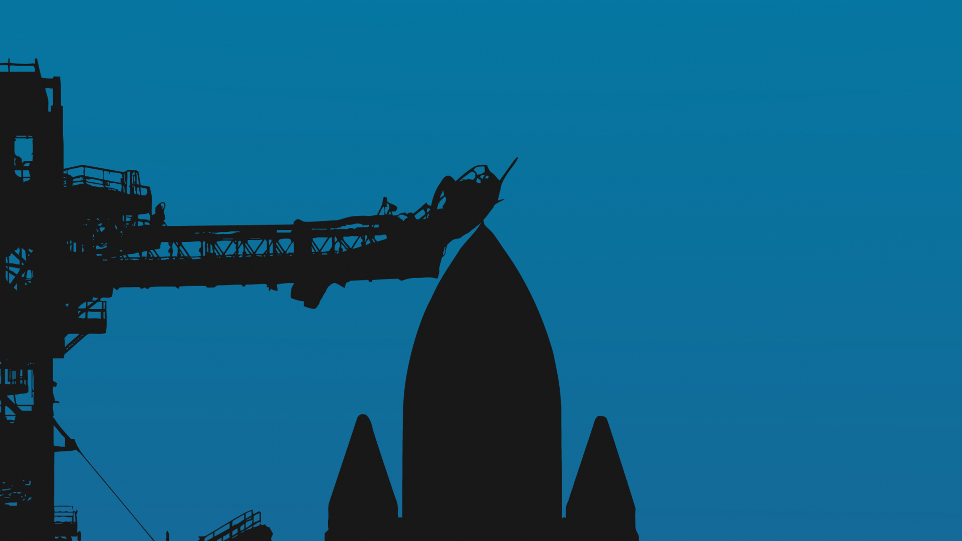 Обои космос, космический полет, space shuttle, НАСА, машина в разрешении 1920x1080