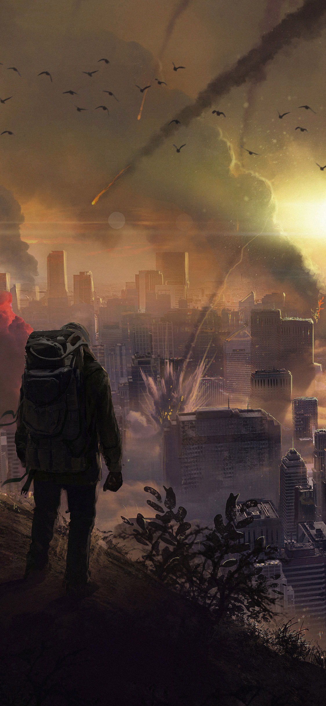 Обои Думсдэй, арт, событие, стратегии видео игры, иллюстрация в разрешении 1125x2436