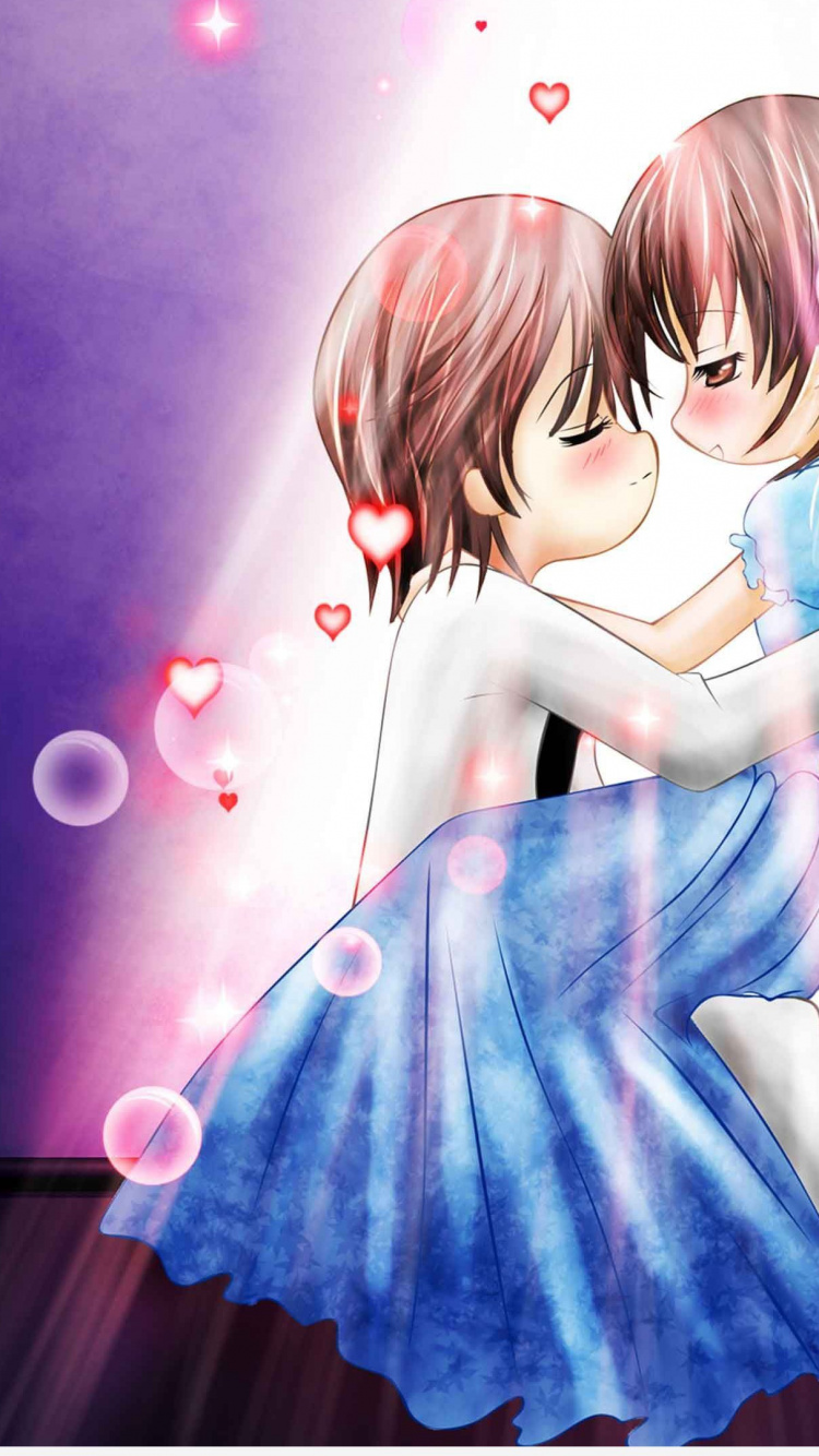 Обои мультфильм, волосы, кожа, прическа, пурпур в разрешении 750x1334