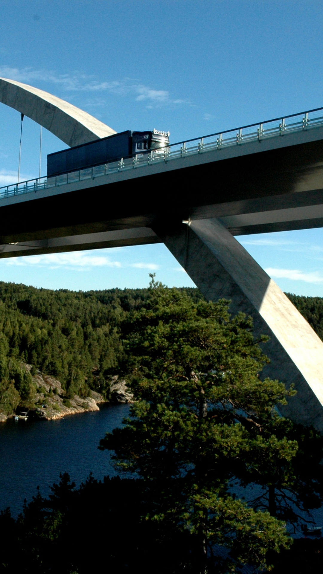 Обои Мост Svinesund, Svinesund, мост, арочный мостик, балочный мост в разрешении 1080x1920