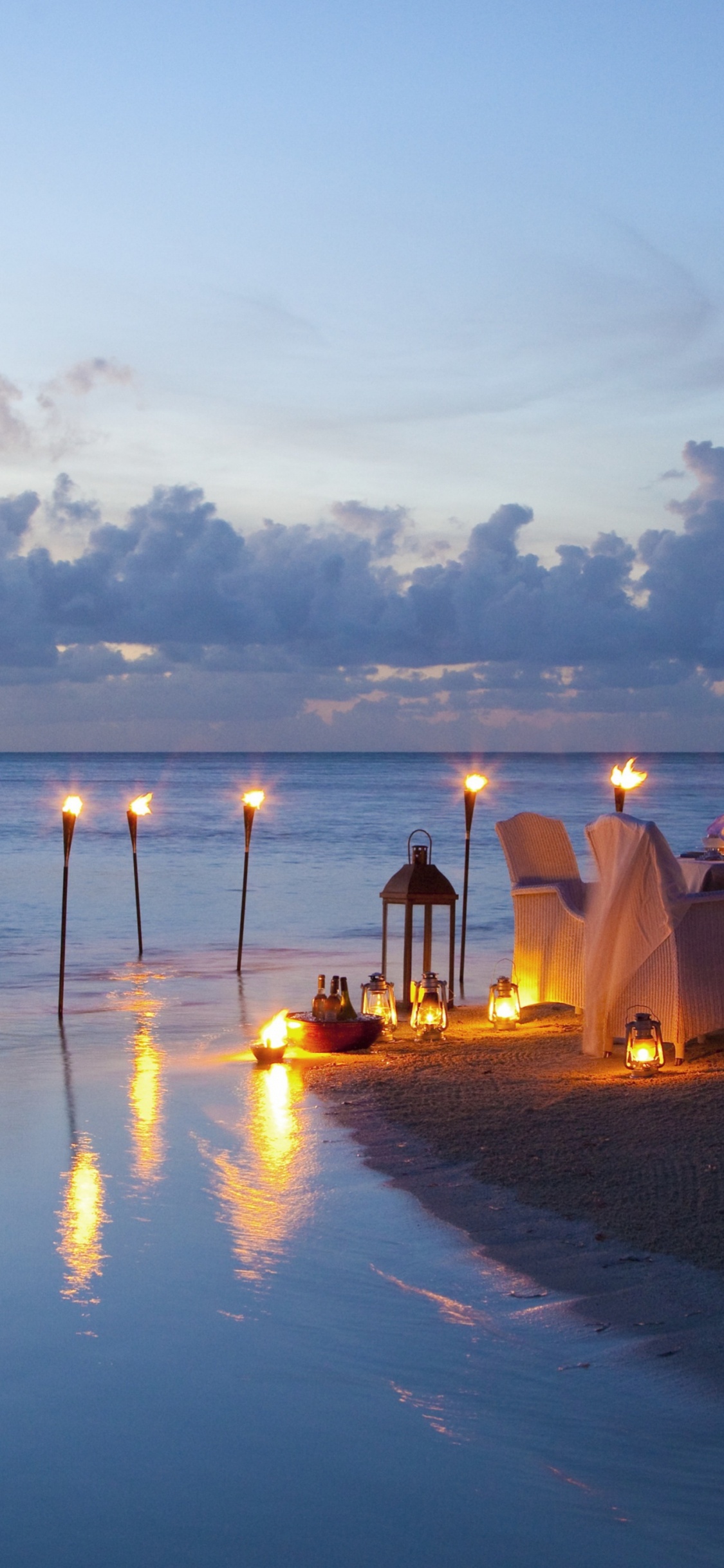 Обои пляж, Sandymouth Bay Beach, Muttom Beach, море, облако в разрешении 1125x2436