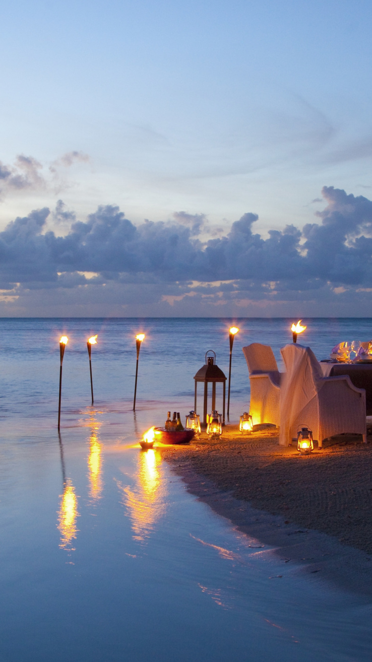 Обои пляж, Sandymouth Bay Beach, Muttom Beach, море, облако в разрешении 750x1334