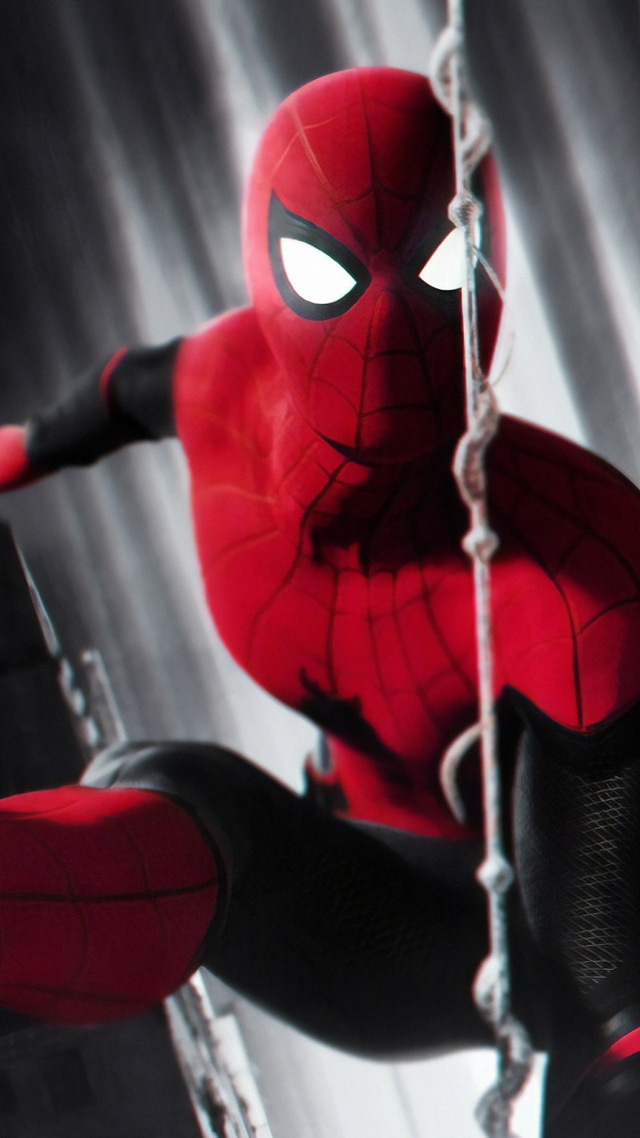 Обои костюм актера, костюм, супергерой, фикция, человек-паук в разрешении 720x1280