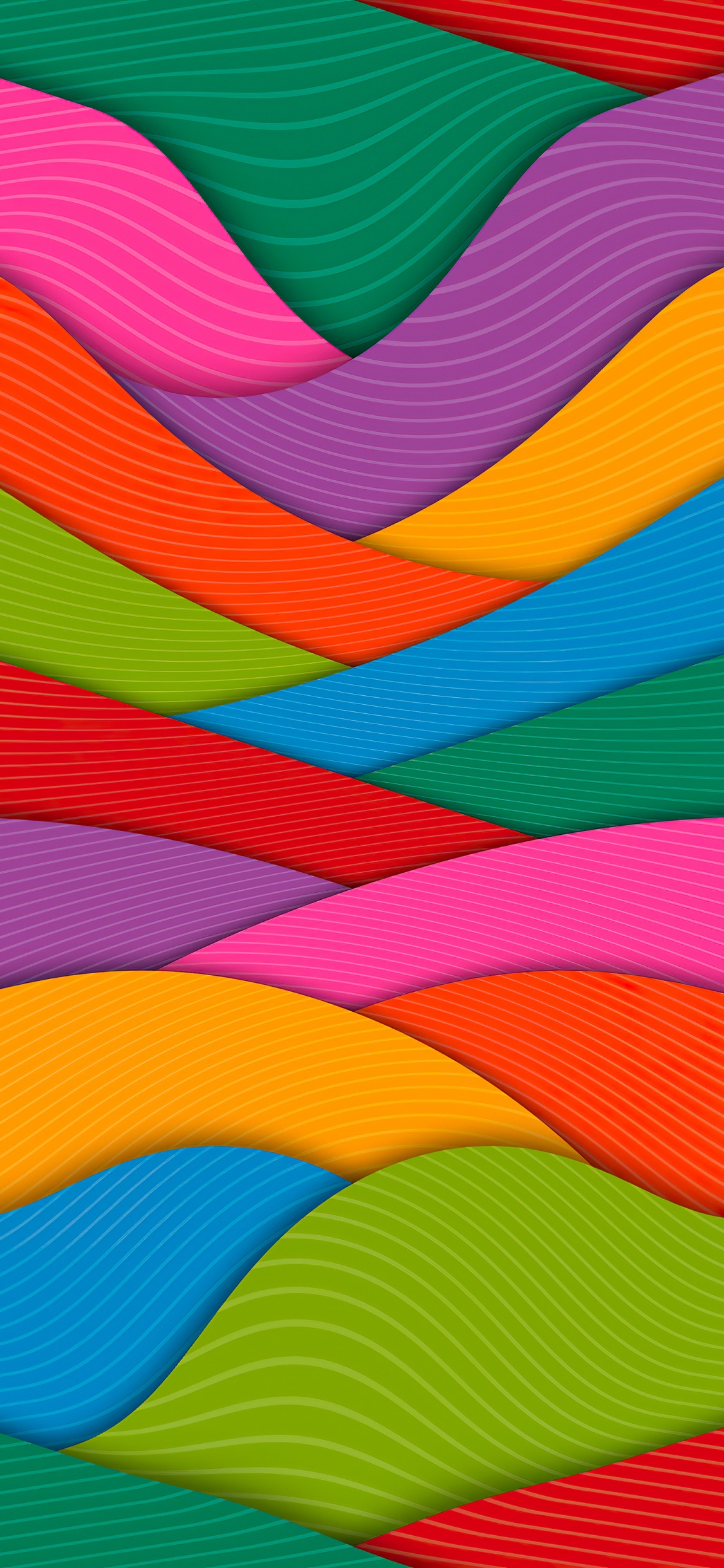 Обои Апельсин, дизайн, геометрия, математика, красочность в разрешении 1125x2436