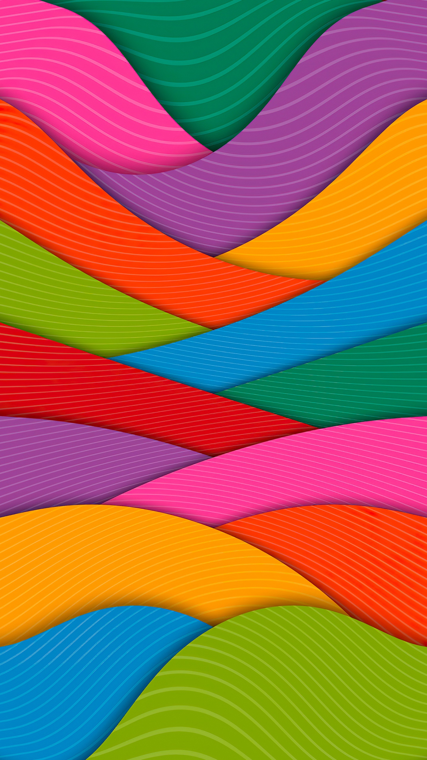 Обои Апельсин, дизайн, геометрия, математика, красочность в разрешении 1440x2560