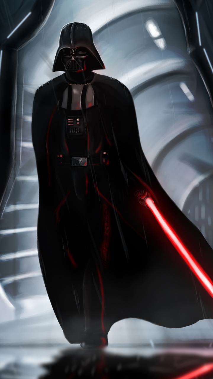 Обои Дарт Вейдер, звездные войны, суперзлодей, темнота, фигурка в разрешении 720x1280