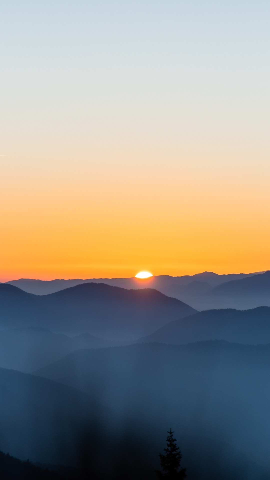 Обои облако, вечер, горный рельеф, утро, Белые облака и голубое небо в разрешении 1080x1920