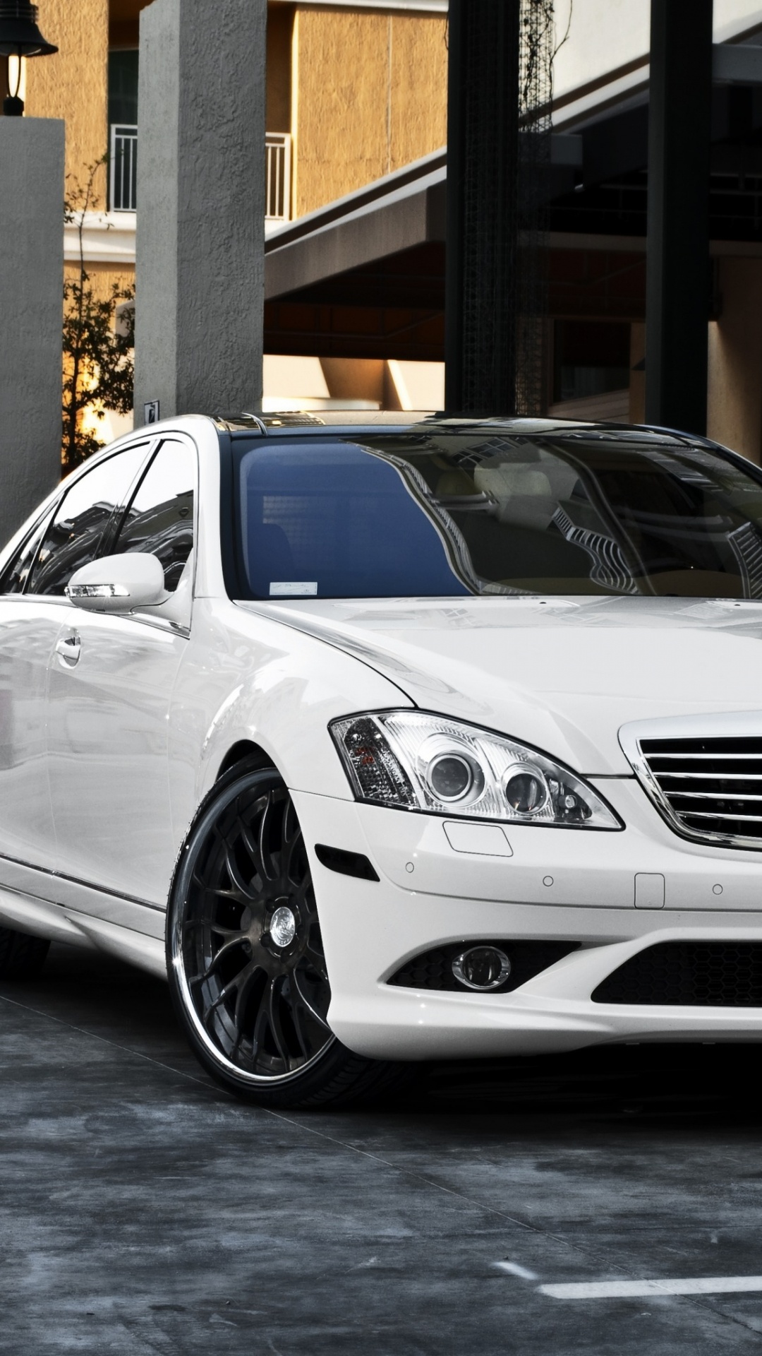 Обои авто, mercedes benz, mercedes benz w221, mercedes benz a class, обод в разрешении 1080x1920