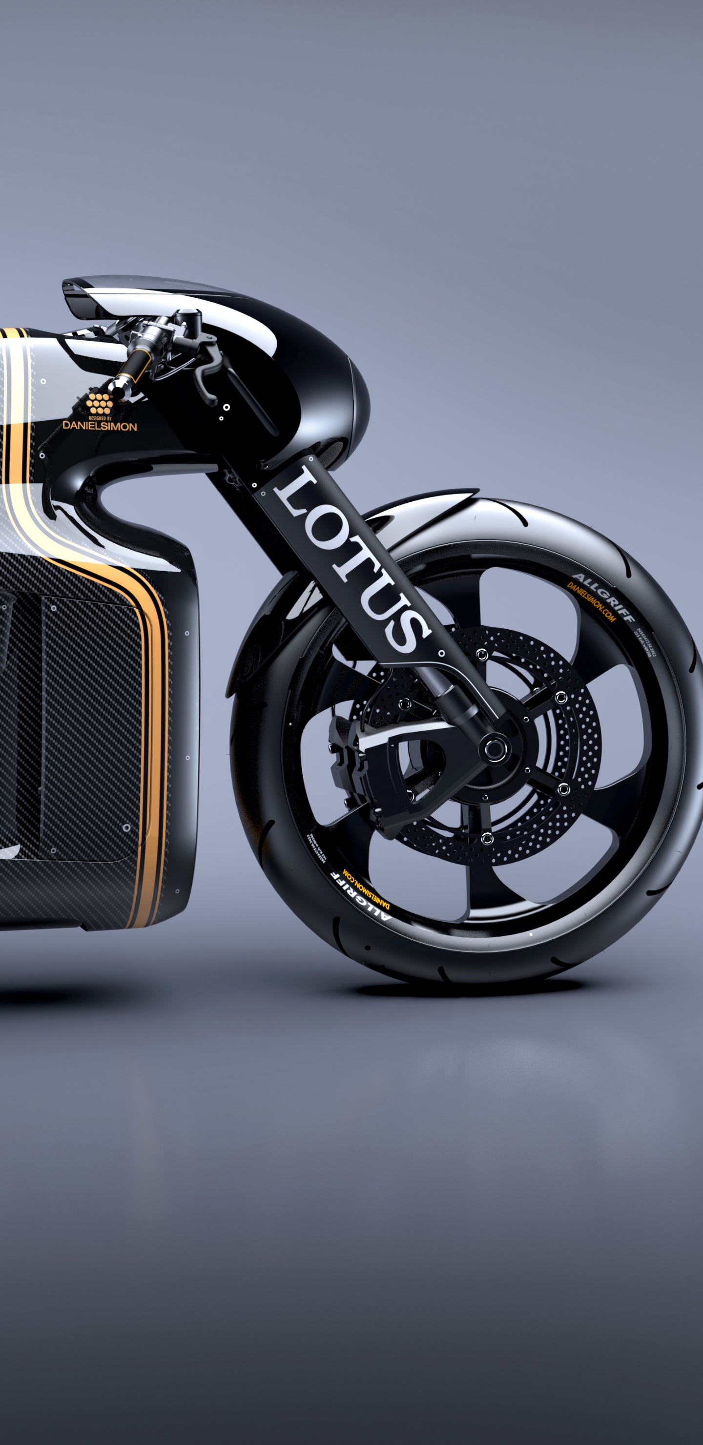 Обои Lotus Автомобилей, авто, Лотос C-01, Кафе рейсер, мотоцикл в разрешении 1440x2960