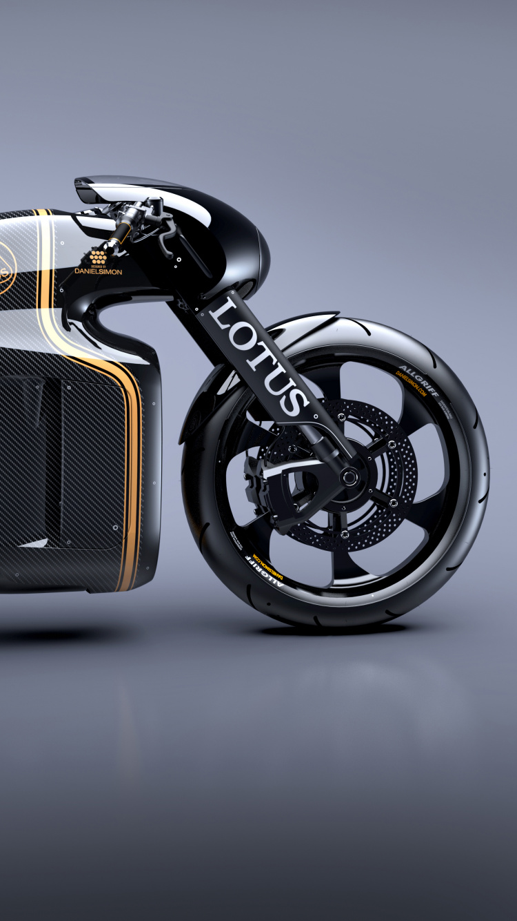 Обои Lotus Автомобилей, авто, Лотос C-01, Кафе рейсер, мотоцикл в разрешении 750x1334