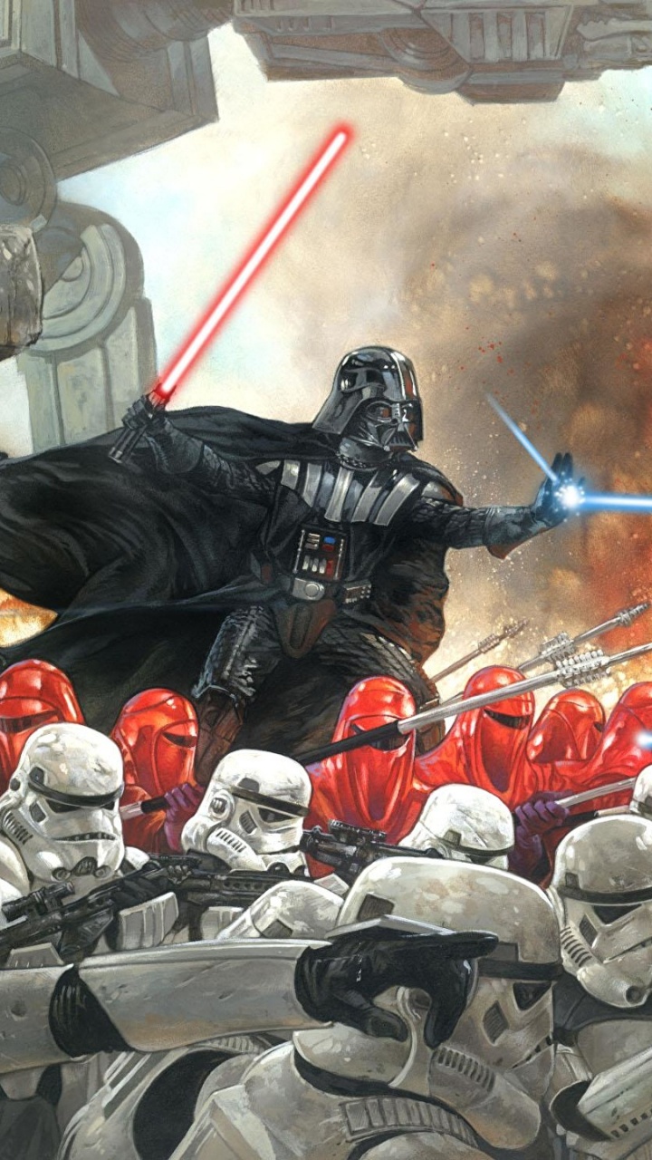 Обои Sheev Палпатин, галактическая империя, звездные войны, 501-го легиона кулак Вейдера, отряд в разрешении 720x1280