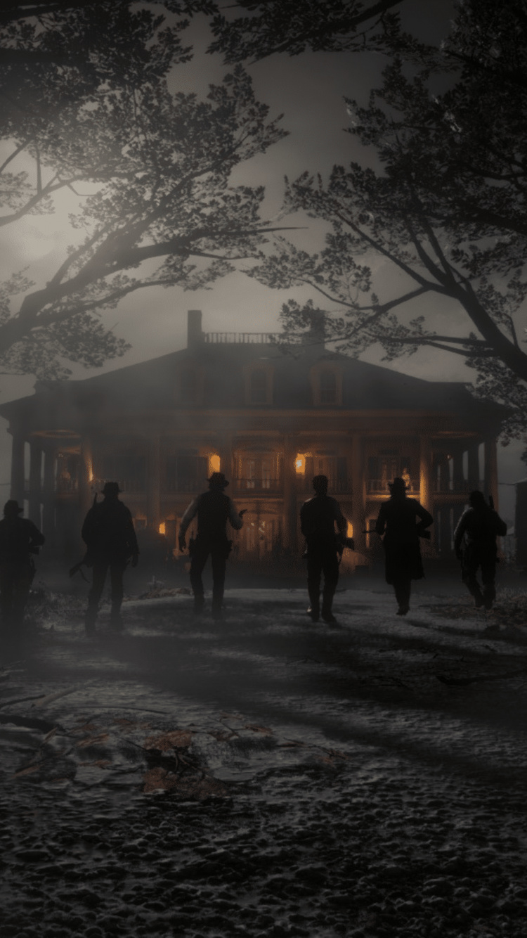 Обои red dead redemption 2, миссия, темнота, наука, химия в разрешении 750x1334