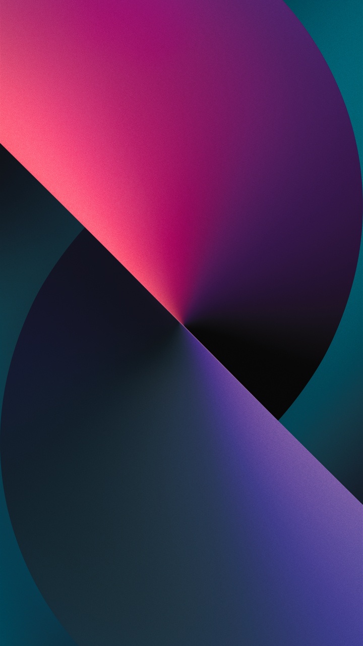 Обои iPhone 13 Official Stock Wallpaper in High Resolution (Midnight) – Light в разрешении 720x1280