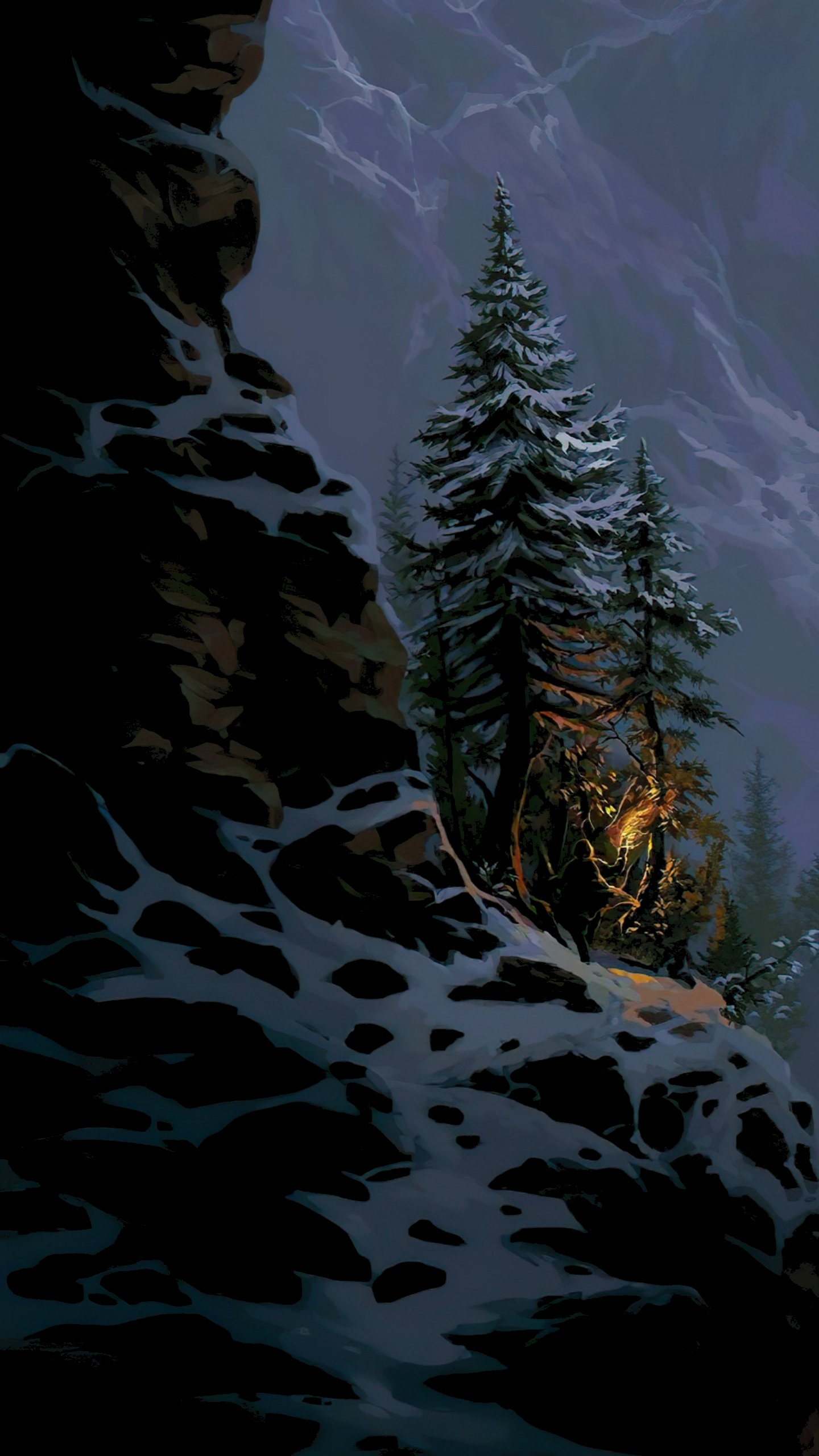 Обои природа, наука, биология, растение, гора в разрешении 1440x2560