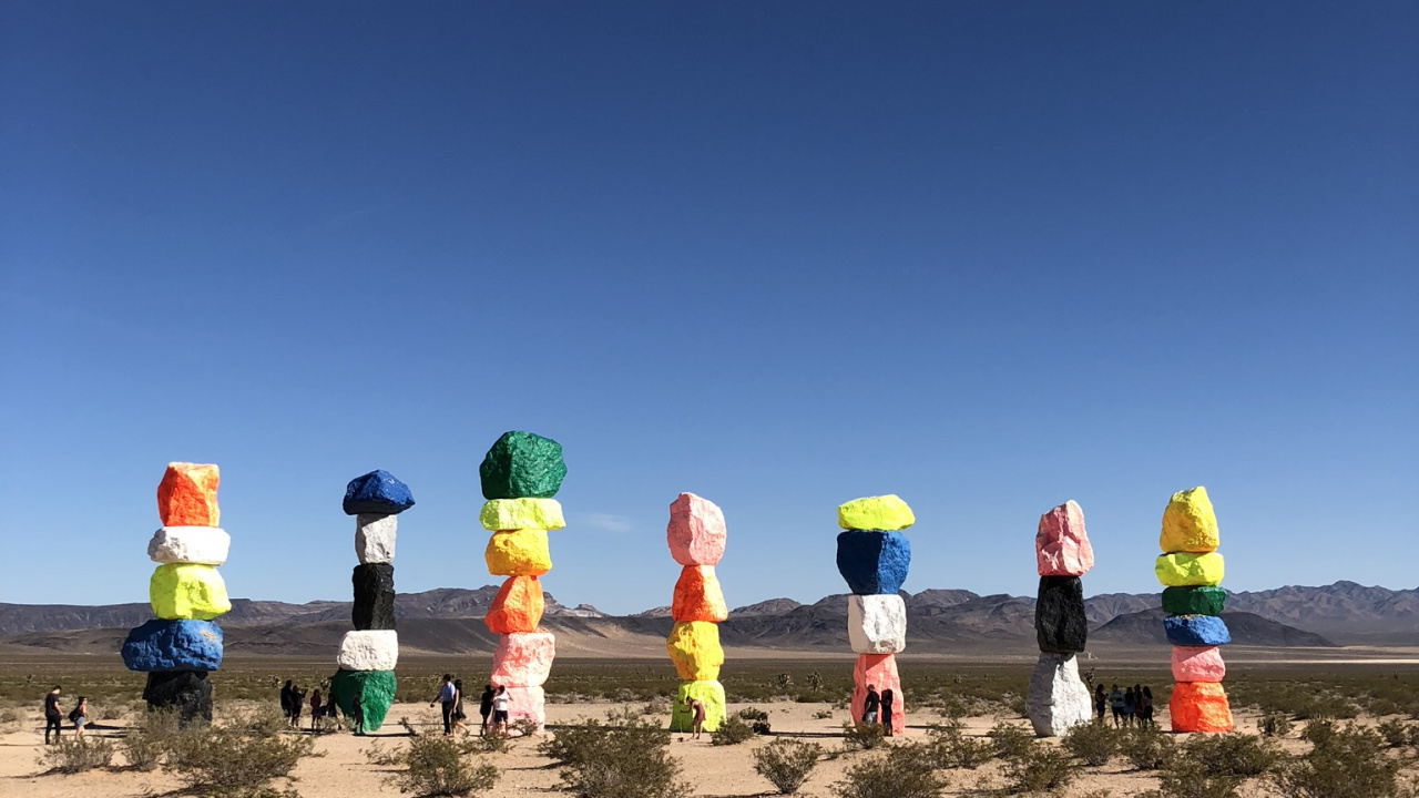 Обои Лас Вегас, США, песок, вода, путешествие в разрешении 1280x720