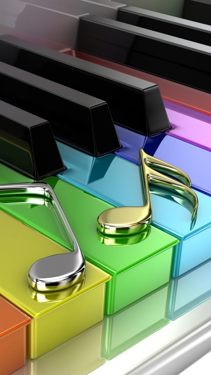 Обои фортепьяно, дизайн, таблица, технология, ключ в разрешении 720x1280