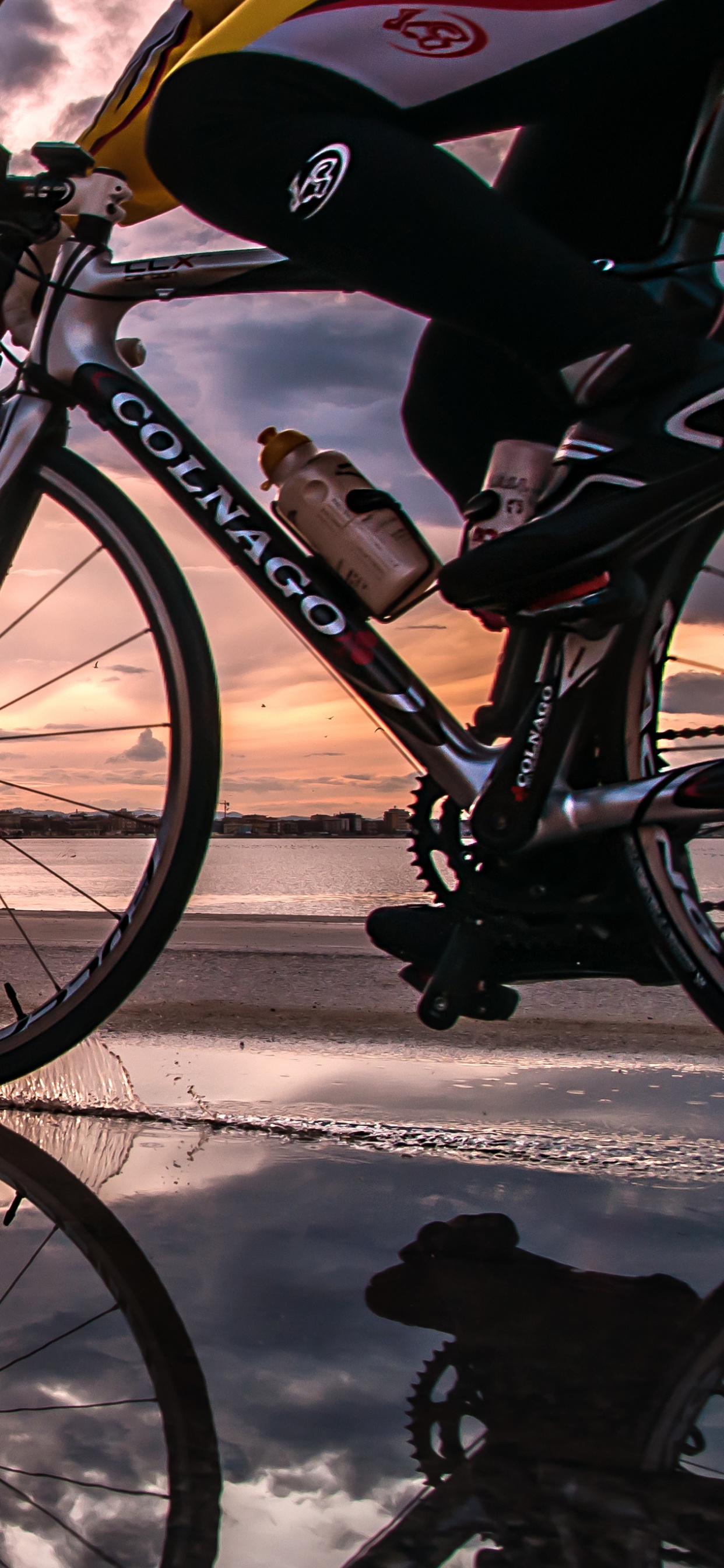 Обои велосипед, дорожный велосипед, Велоспорт, велосипедное колесо, гибридный велосипед в разрешении 1242x2688