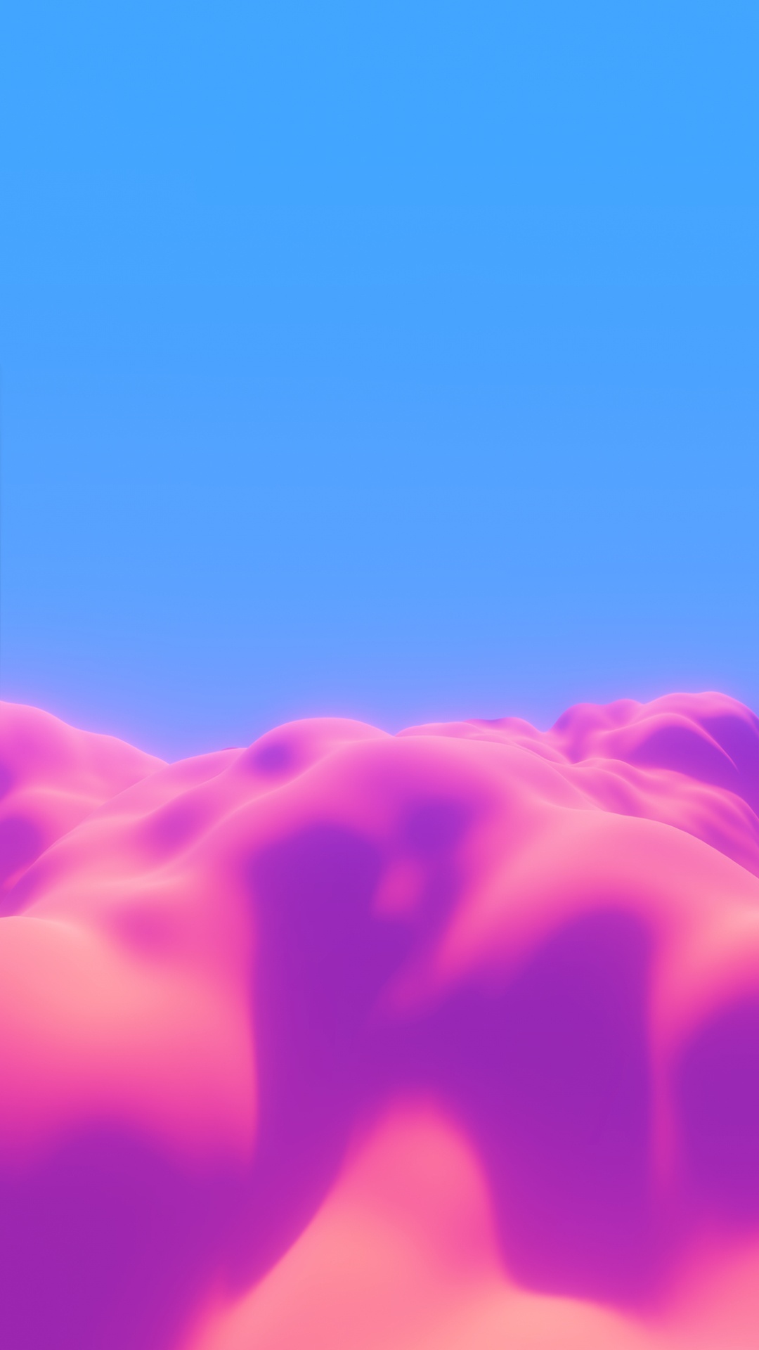 Обои облако, пурпур, Фиолетовый, сумрак, горизонт в разрешении 1080x1920