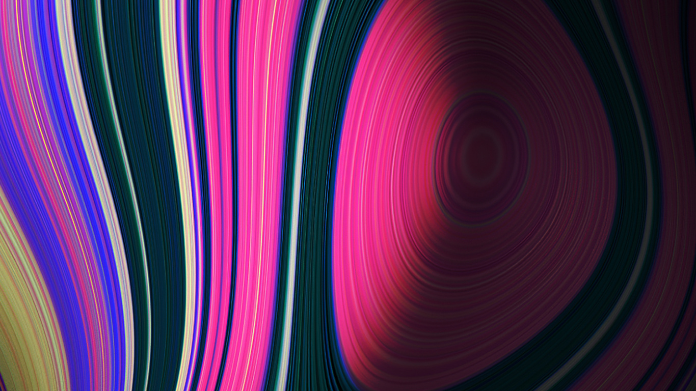 Обои свет, фрактальное искусство, красочность, пурпур, арт в разрешении 1366x768