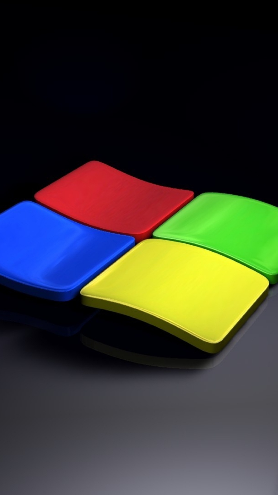 Обои microsoft windows, windows 7, пластик, графика, свет в разрешении 1080x1920