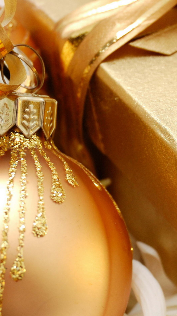 Обои Рождественский подарок, подарок, подарочная упаковка, Рождественский день, Партия пользу в разрешении 750x1334