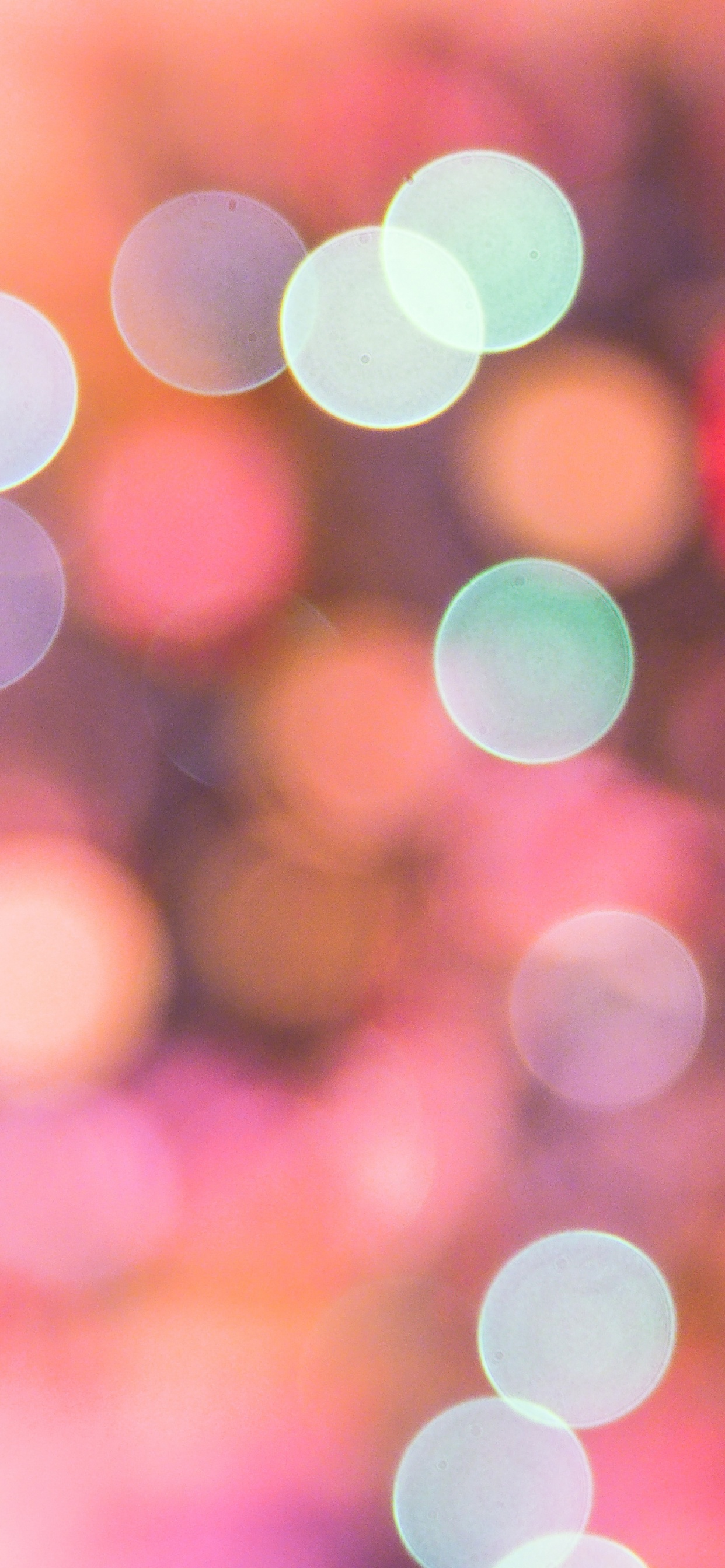 Обои боке, розовый, свет, фильм, пурпурный цвет в разрешении 1242x2688