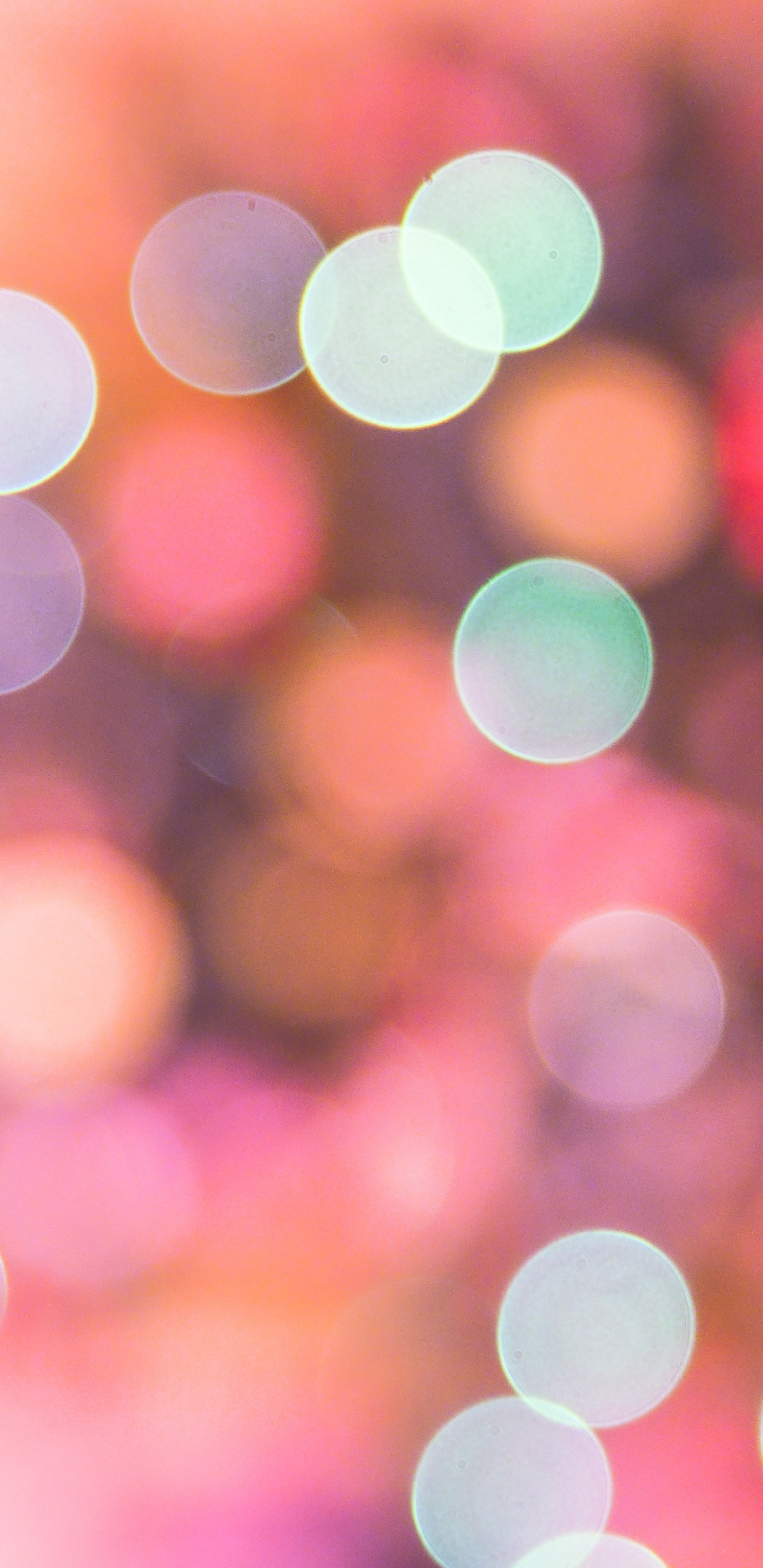 Обои боке, розовый, свет, фильм, пурпурный цвет в разрешении 1440x2960