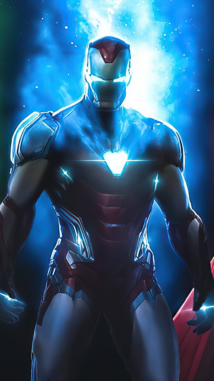 Обои Железный человек, супергерой, человек-паук, развлечение, небоскреб в разрешении 750x1334