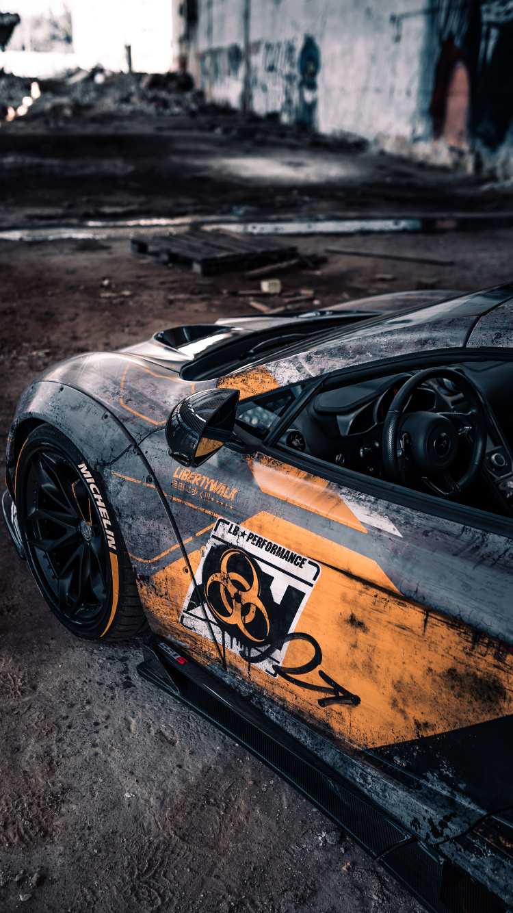 Обои Чернобыльская катастрофа, mclaren automotive, легковые автомобили, Макларен, McLaren 650S в разрешении 750x1334