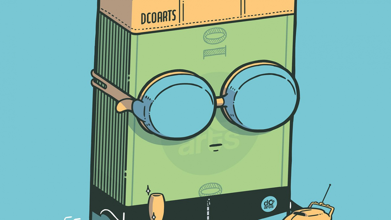 Обои иллюстрация, арт, 2022, рисование, мультфильм в разрешении 1366x768