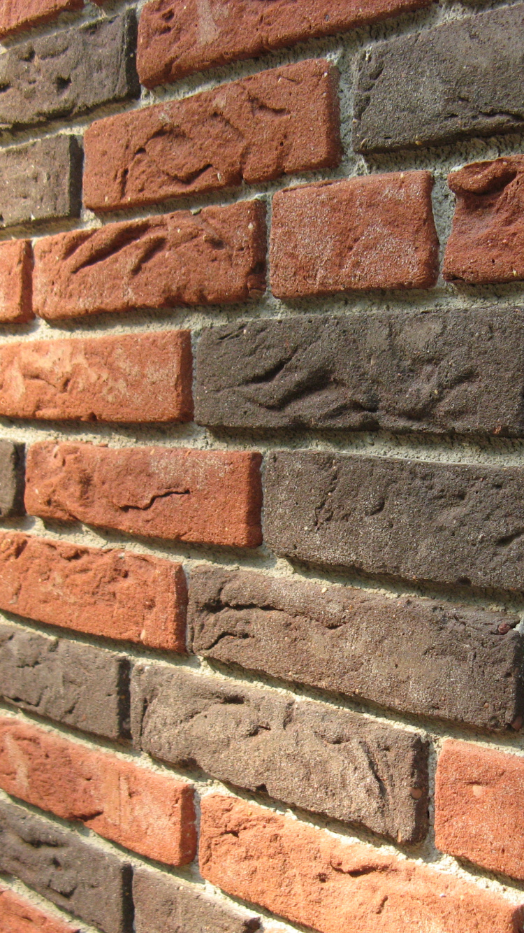 Обои стена, каменная стена, кирпичная кладка, кирпич, каменщик в разрешении 750x1334