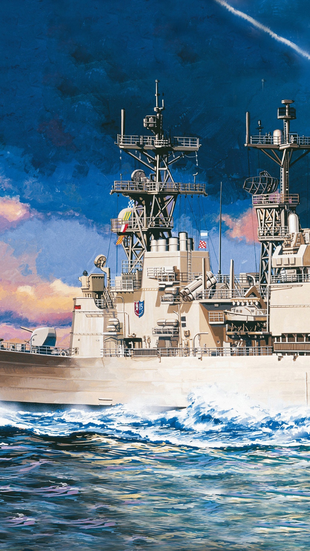 Обои разрушитель, Спрюэнс класса эсминец, военный корабль, Линкор, корабль в разрешении 1080x1920