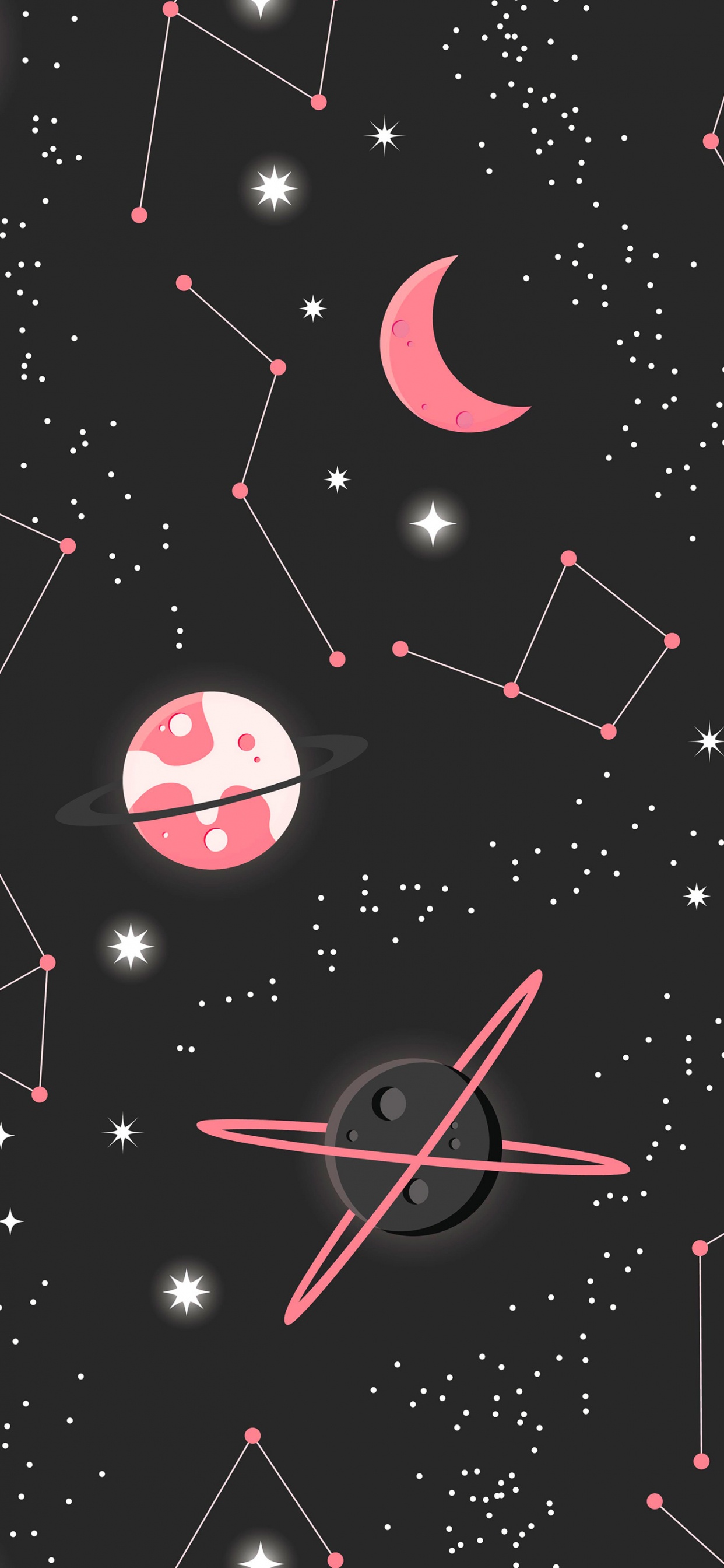 Обои дизайн, иллюстрация, звезда, мультфильм, векторная графика в разрешении 1242x2688