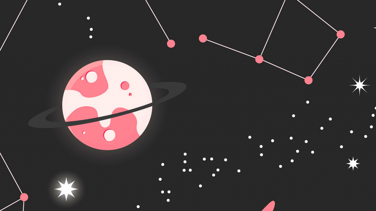 Обои дизайн, иллюстрация, звезда, мультфильм, векторная графика в разрешении 1280x720