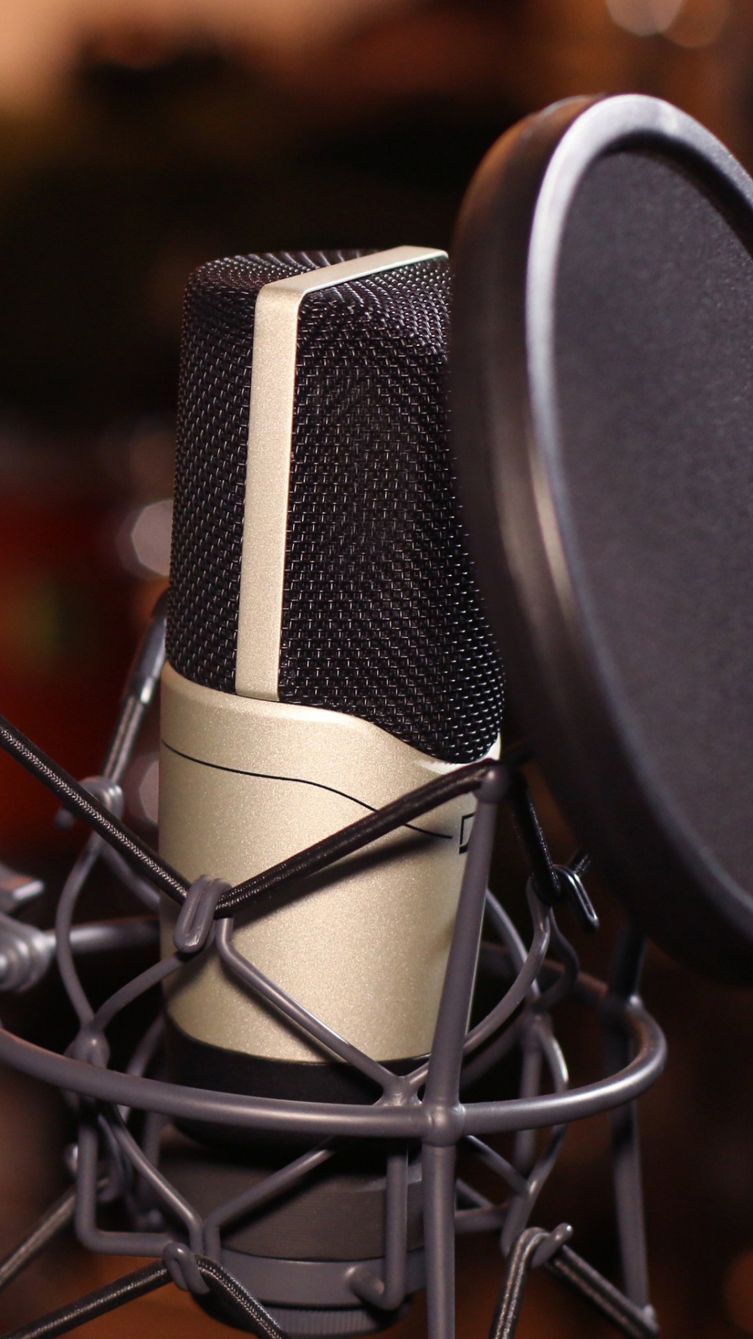 Обои микрофон, студия звукозаписи, звукозапись и воспроизведение, звуковое оборудование, запись в разрешении 1080x1920