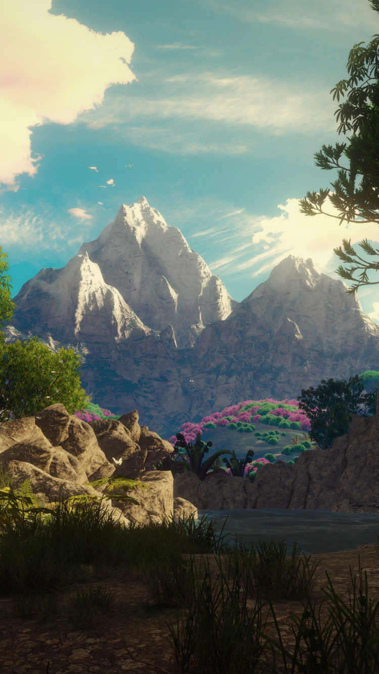 Обои пейзаж, природа, дикая местность, гора, карманные компьютеры в разрешении 750x1334