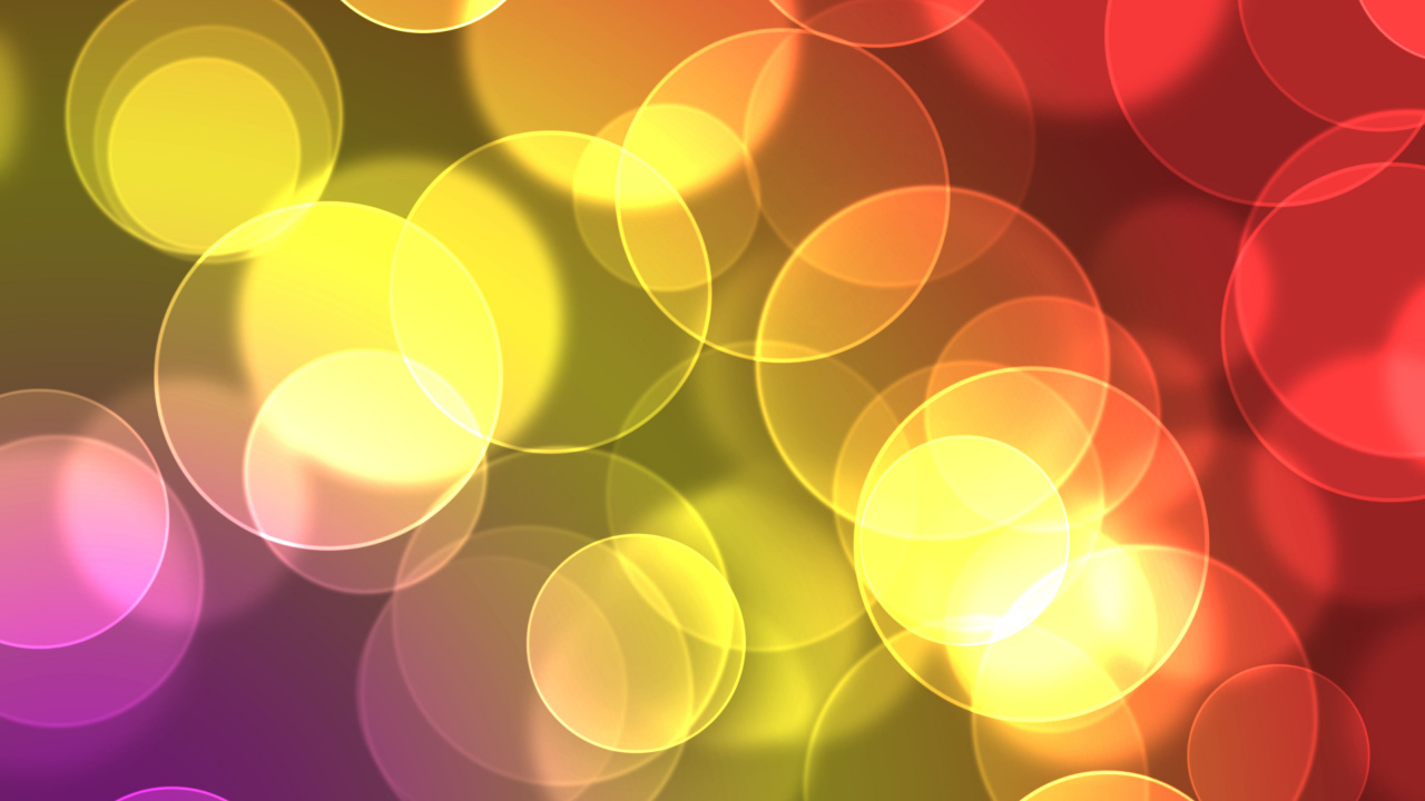 Обои Апельсин, желтый, свет, круг, линия в разрешении 1280x720