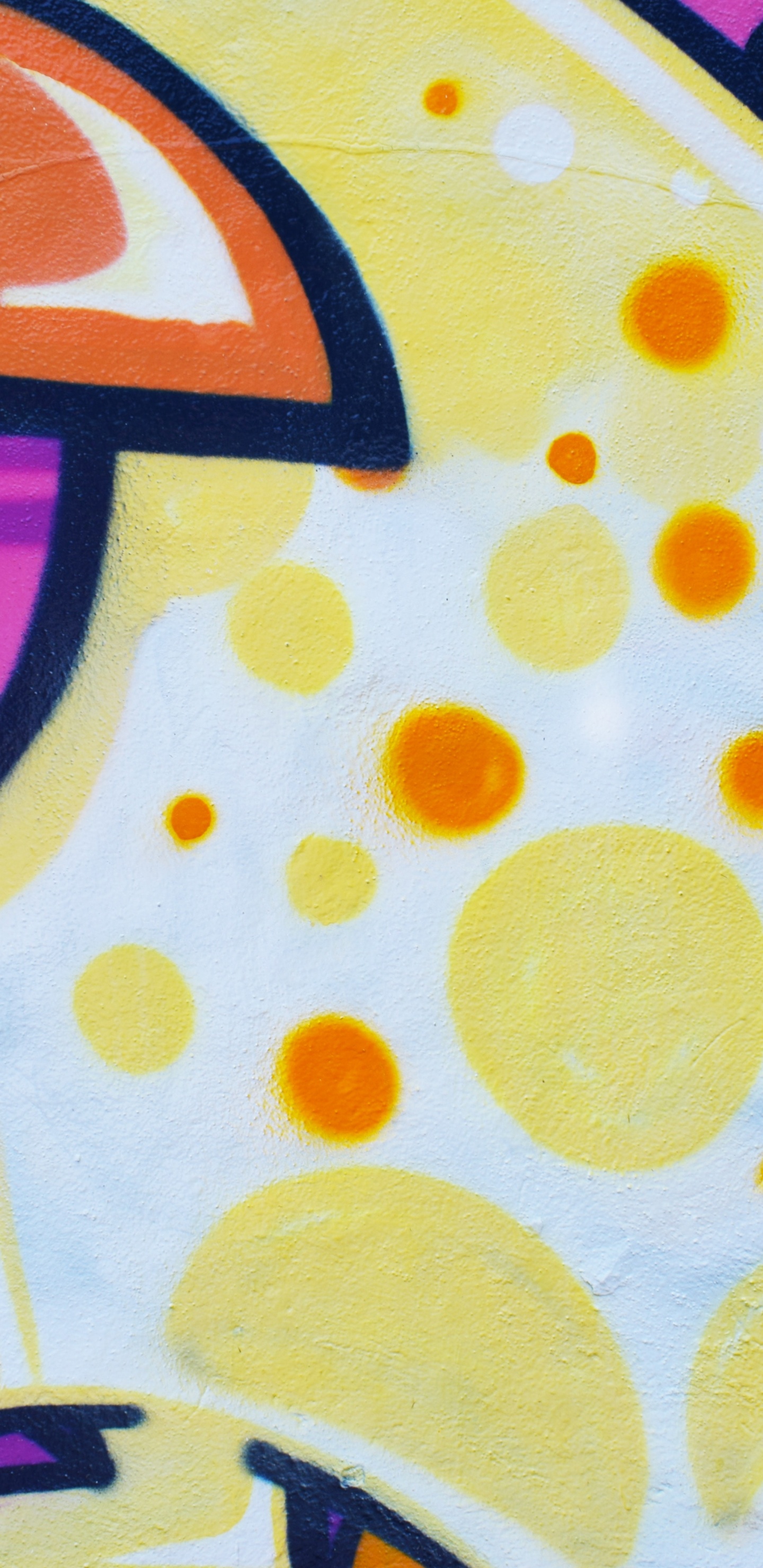 Обои живопись, современное искусство, граффити, визуальное искусство, акриловая краска в разрешении 1440x2960