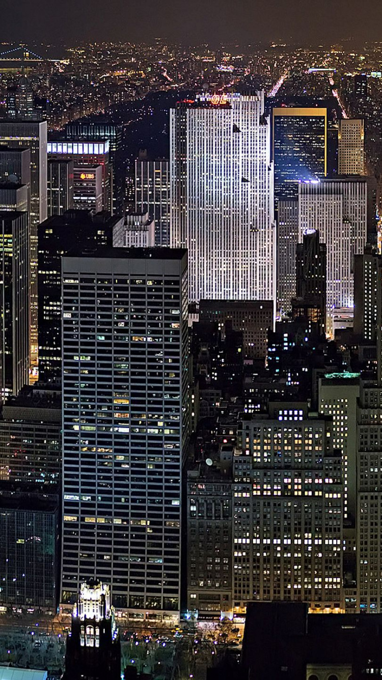 Обои Нью-Йорк, городской пейзаж, город, метрополия, городской район в разрешении 750x1334