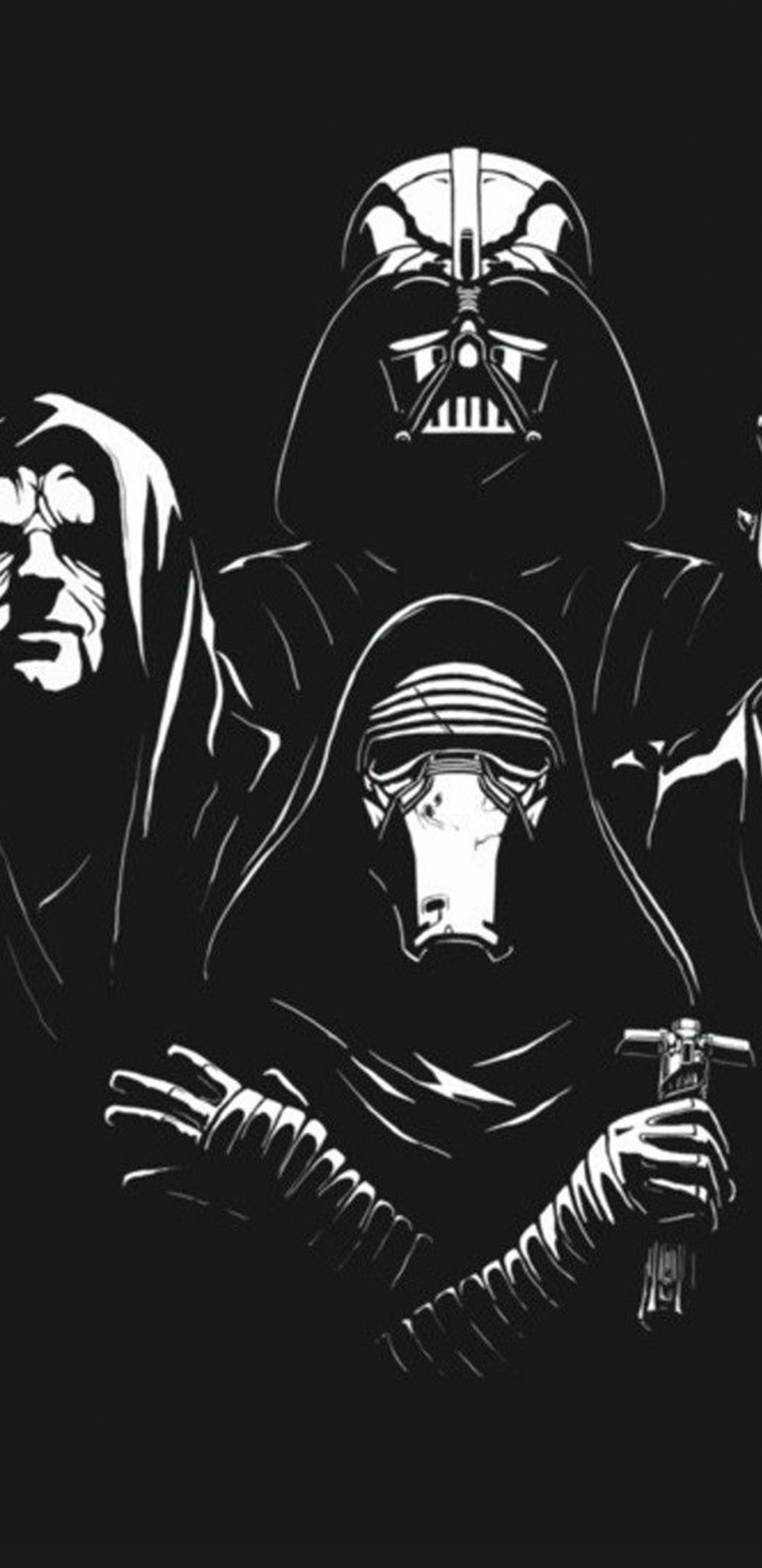 Обои звездные войны, Дарт Вейдер, галактическая рапсодия, футболка, Sheev Палпатин в разрешении 1440x2960