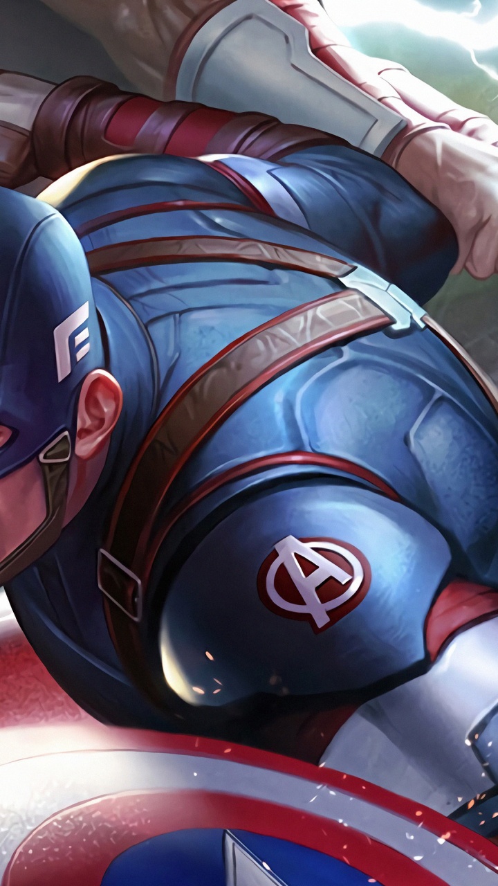 Обои Железный человек, мстители, Мстители Эндшпиль, Танос, Халк в разрешении 720x1280