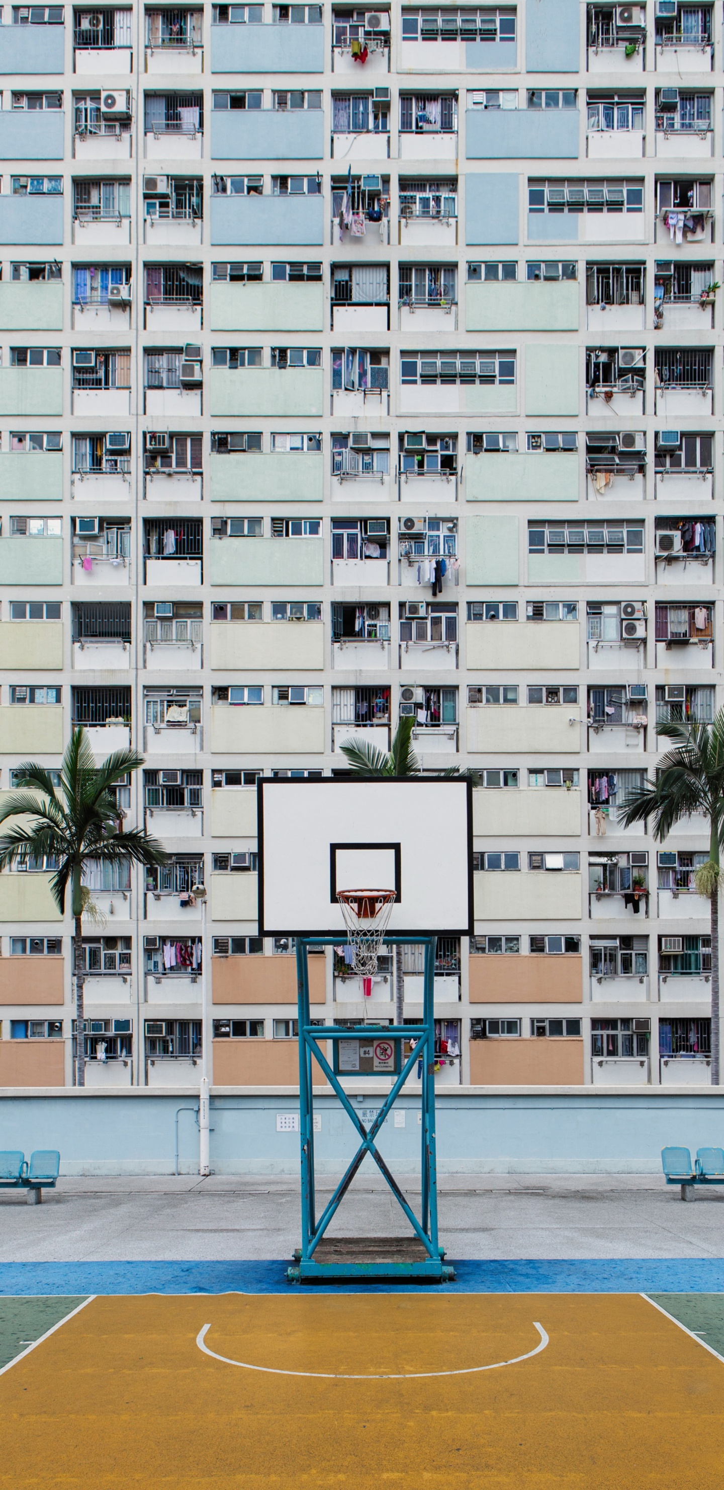 Обои кондоминиум, архитектура, здание, жилой район, башня в разрешении 1440x2960